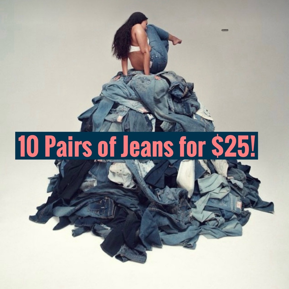 Assorted Denim Jeans Bundle $25